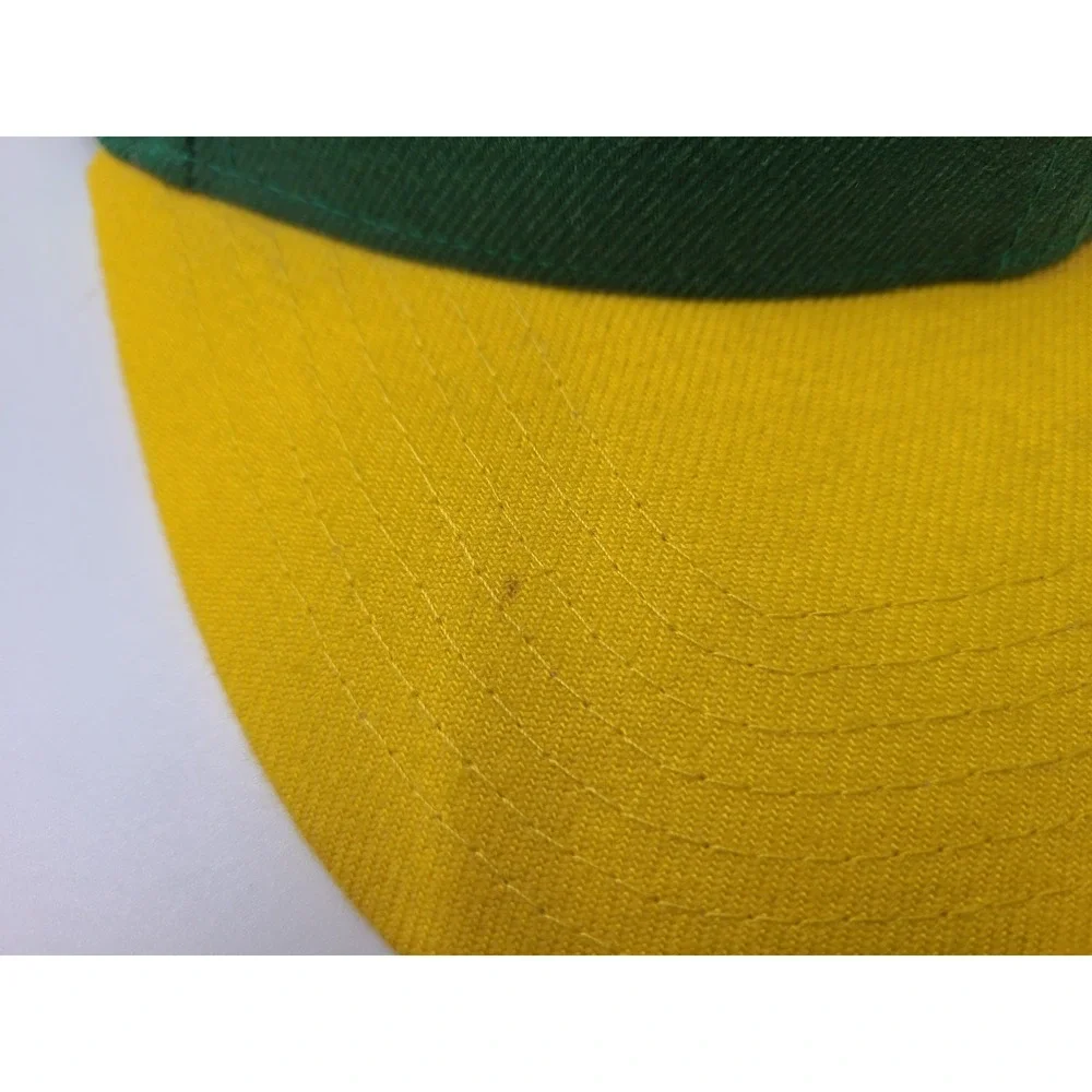 Boston Celtics 47 Brand Hardwood Snapback Hat Cap Wool‎ Blend NBA Green Yellow